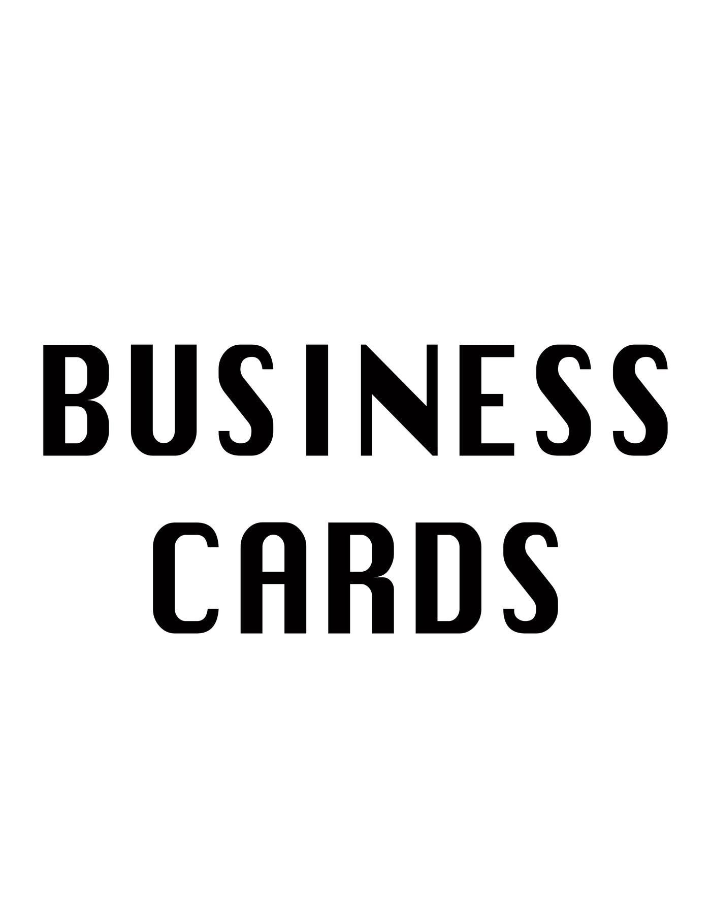 Business Card Design