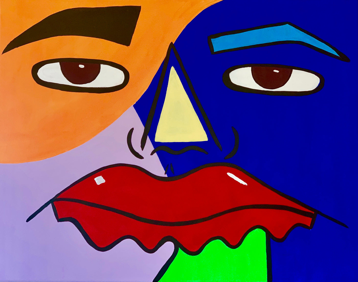 “Blank Stare” Painting